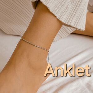 Stainless Steel Snake Chain Anklet NEW